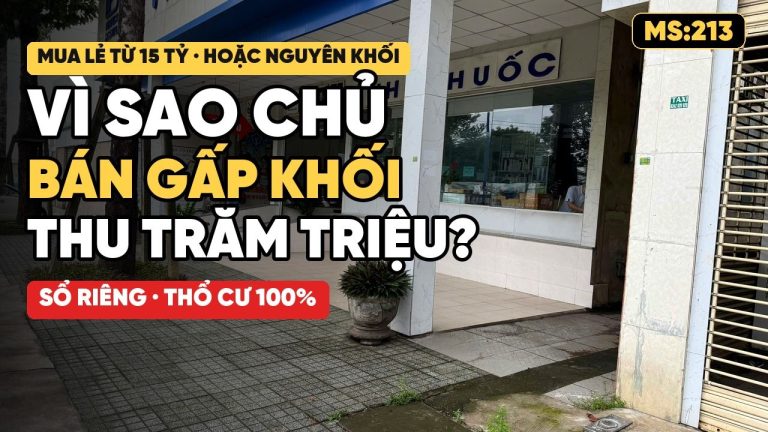 Bệnh viện trên khối góc 3 mặt tiền 1.300m² gần khu công nghiệp Mỹ Phước